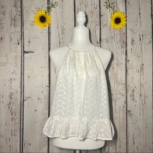 CAUTION TO THE WIND white halter size M top